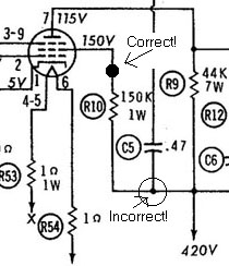 Correction To Schematic